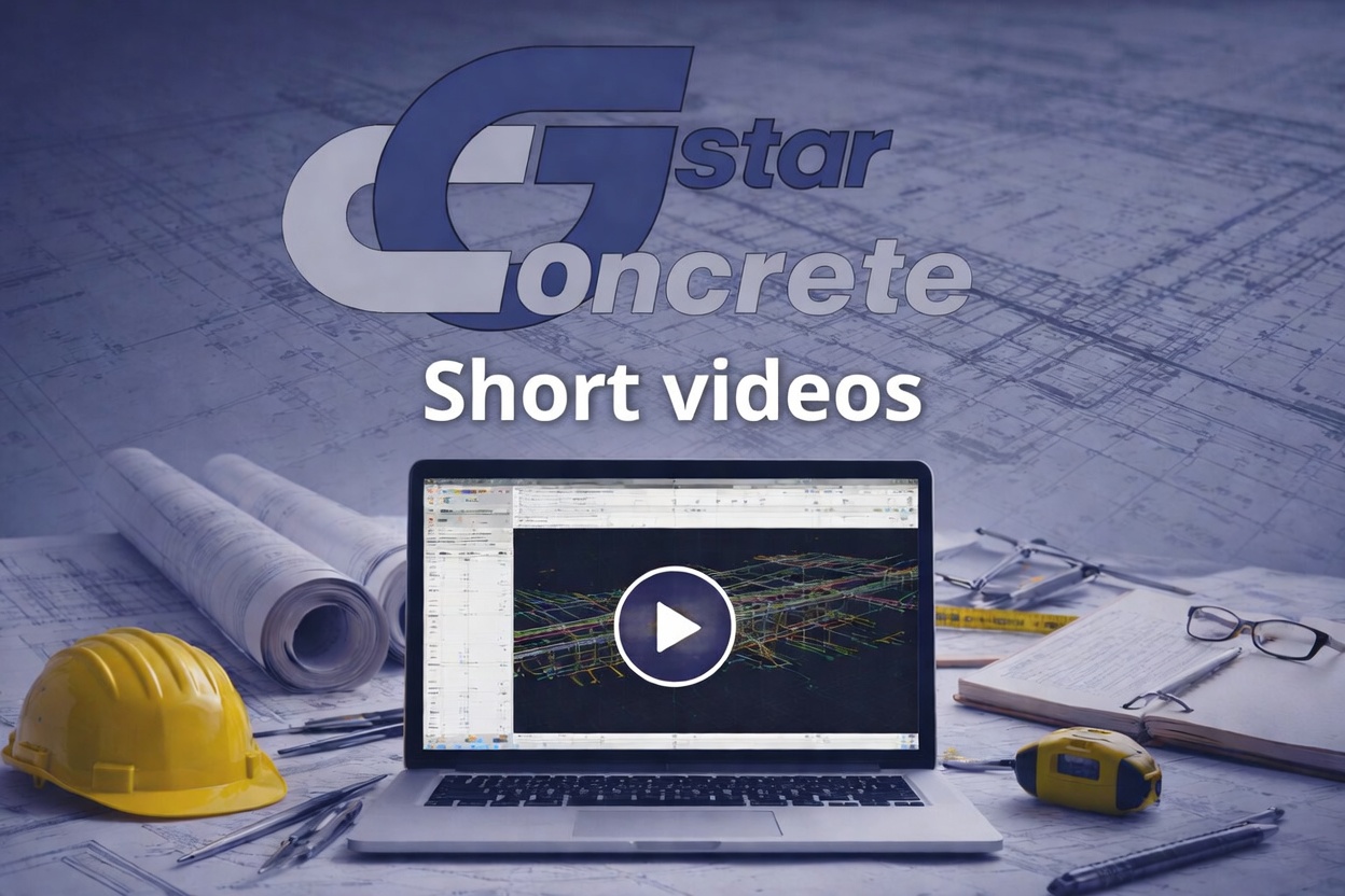 GstarConcrete short videos thumbnail